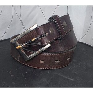 BullheadBelts.Com Belt 38 Brown Leather Mens Cowboy South Western Rodeo Classic